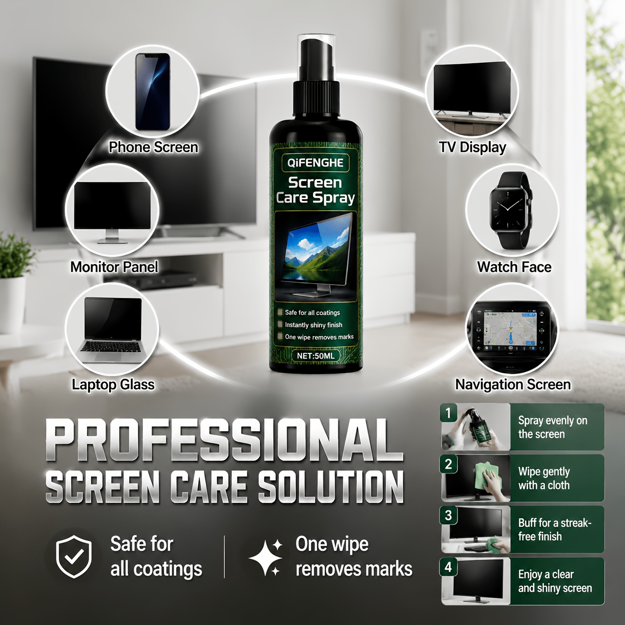 Gaming Console All - Mini spray do czyszczenia ekranów -