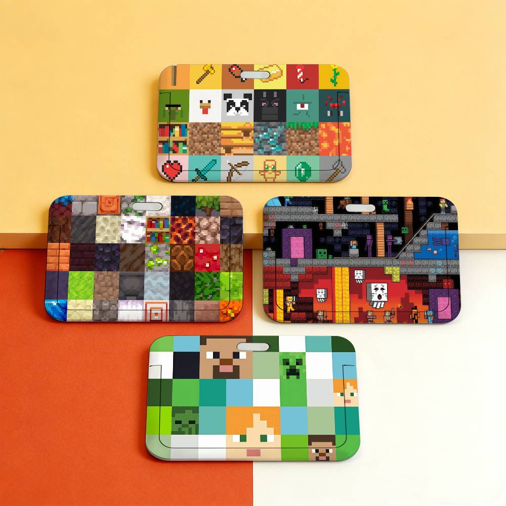 Gaming Console With Minecraft - Przezroczysty etui na karty z motywem