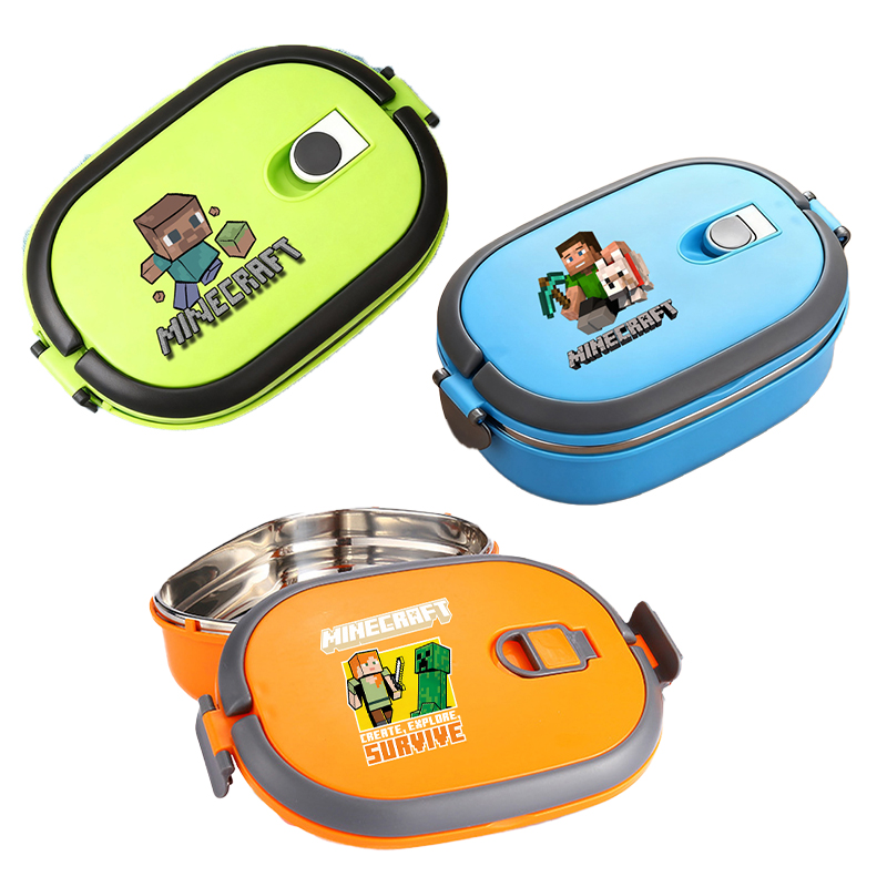Gaming Console With Minecraft - Pudełka na lunch z motywem gier,