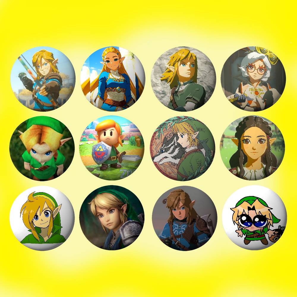 Gaming Console Zelda - Gra T-The Legend Of Zelda-S Odznaki