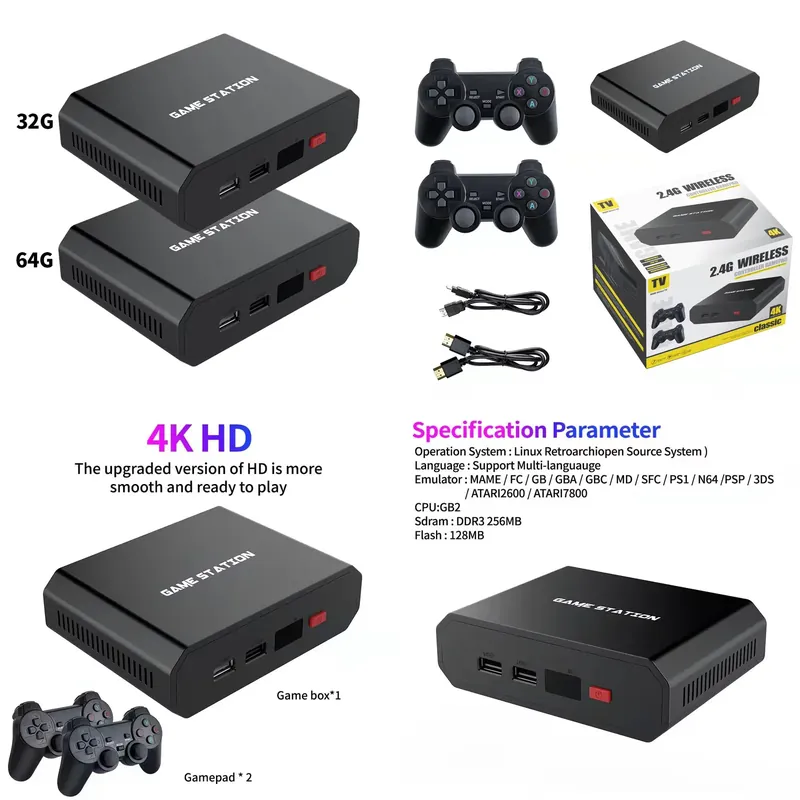 Gaming Console With - Konsola do gier wideo M8plus HD,