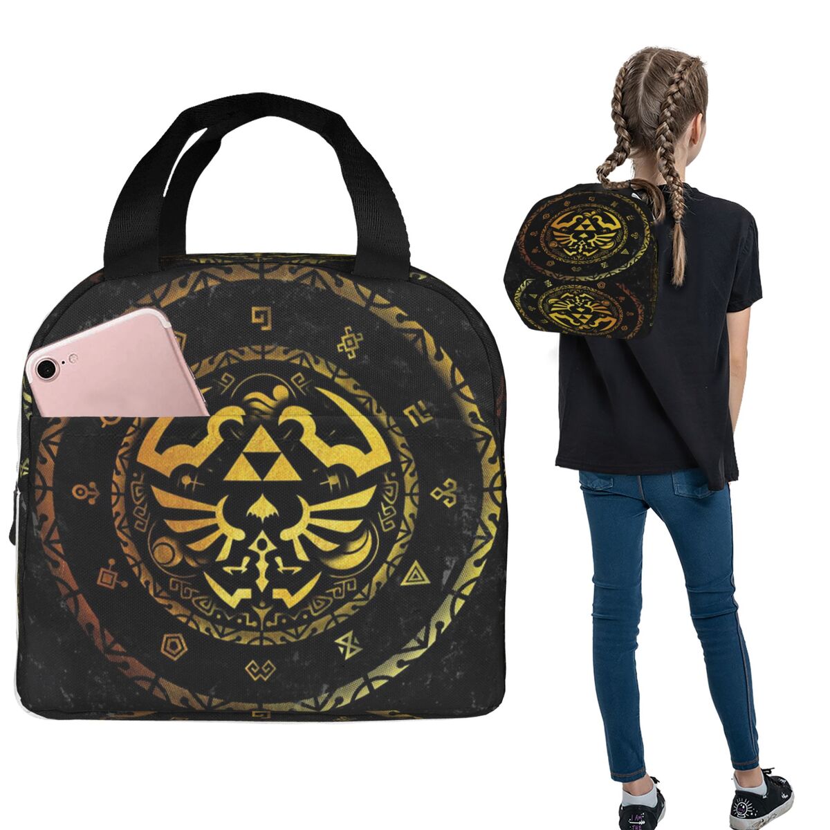 Gaming Console Zelda - Torba na lunch z logo Zelda,