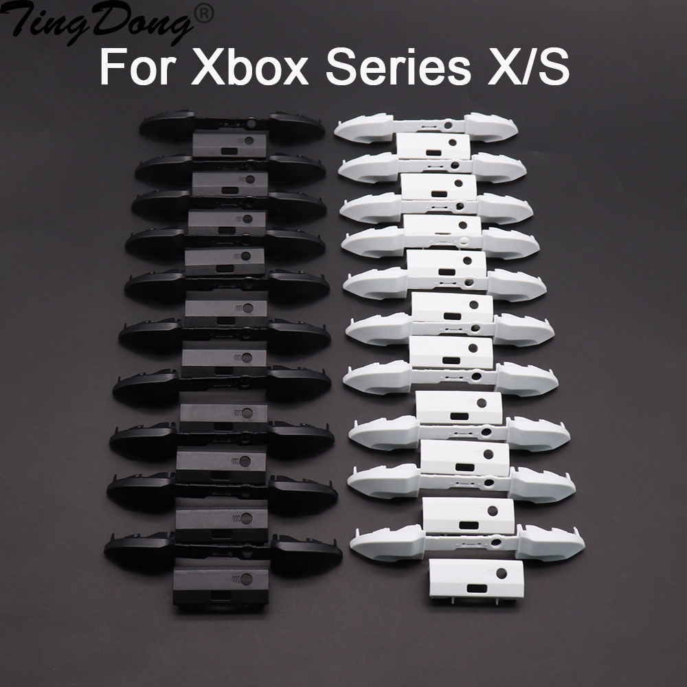 Microsoft Console Xbox Series X - 10 Zestawów Czarno-Białych Przycisków RB LB