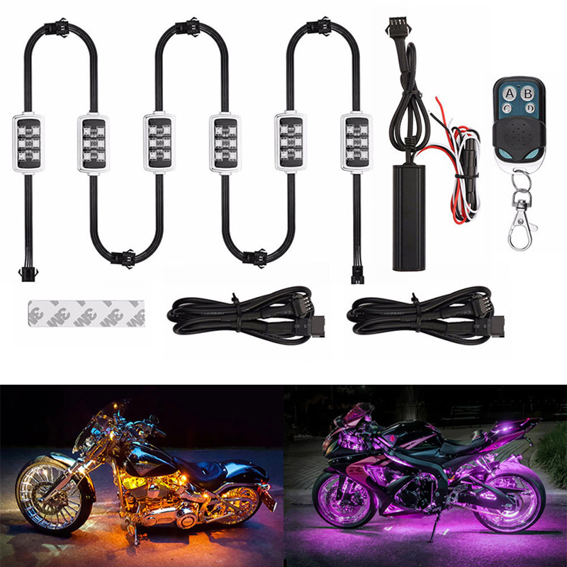 Led Gaming Light Strip - Niscarda motocykl samochodowy RGB LED inteligentne
