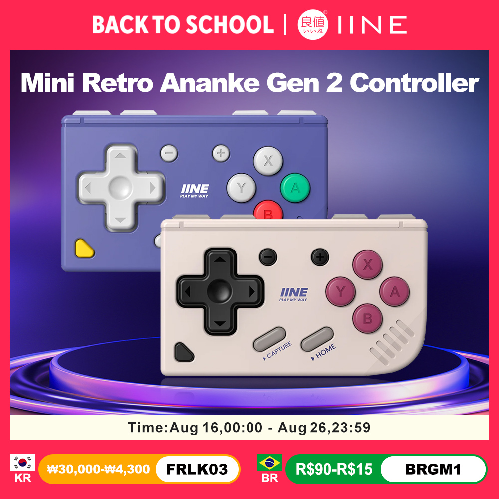IINE Ananke Gen 2 Retro Mini G – Gaming Console Bluetooth recenzja i cena