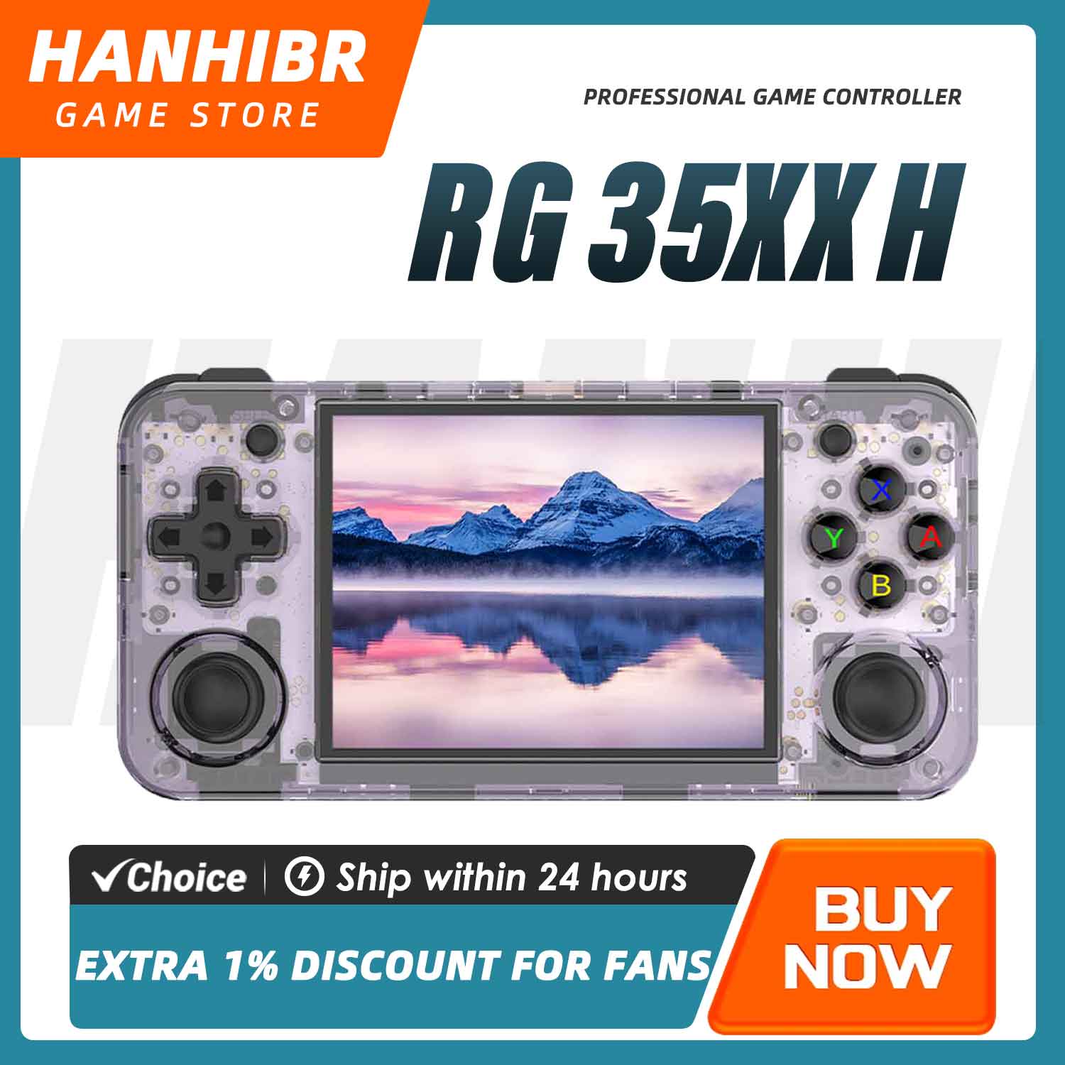 ANBERNIC RG35XX Pozioma Konsol – Gaming Console Linux recenzja i cena