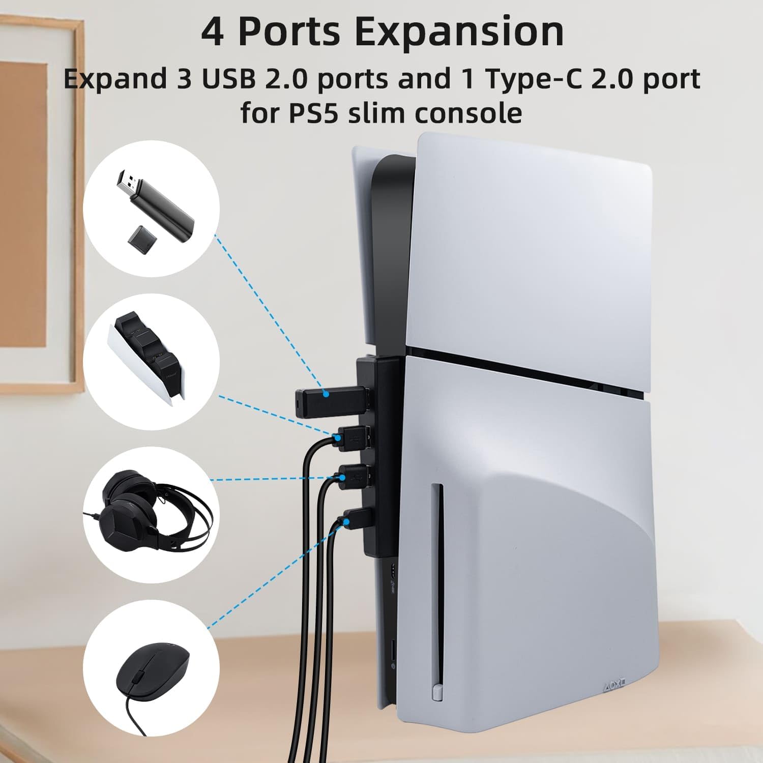 4-portowy koncentrator USB do  – Gaming Console Ps5 recenzja i cena