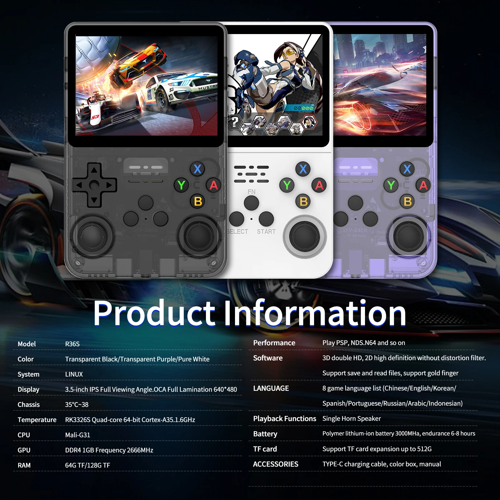 R40 Retro Przenośna Konsola do – Gaming Console Linux recenzja i cena