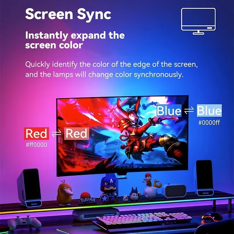 Pasek LED RGB do gier, podświe – Led Gaming Light Strip recenzja i cena