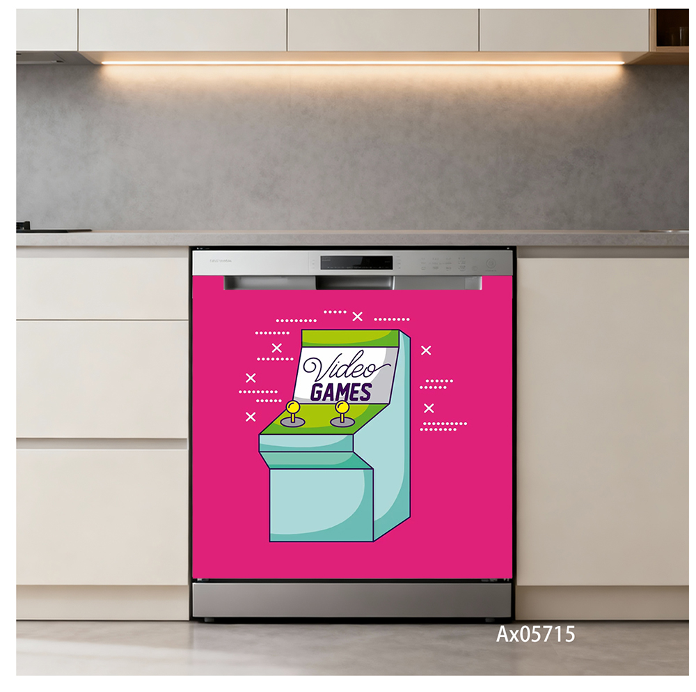 Naklejka na drzwi zmywarki w s – Gaming Console Wallpaper recenzja i cena