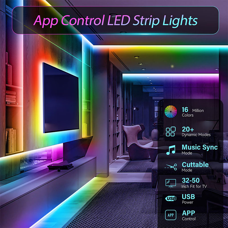 Taśma LED RGB USB SMD3535 ze s – Led Gaming Light Strip recenzja i cena
