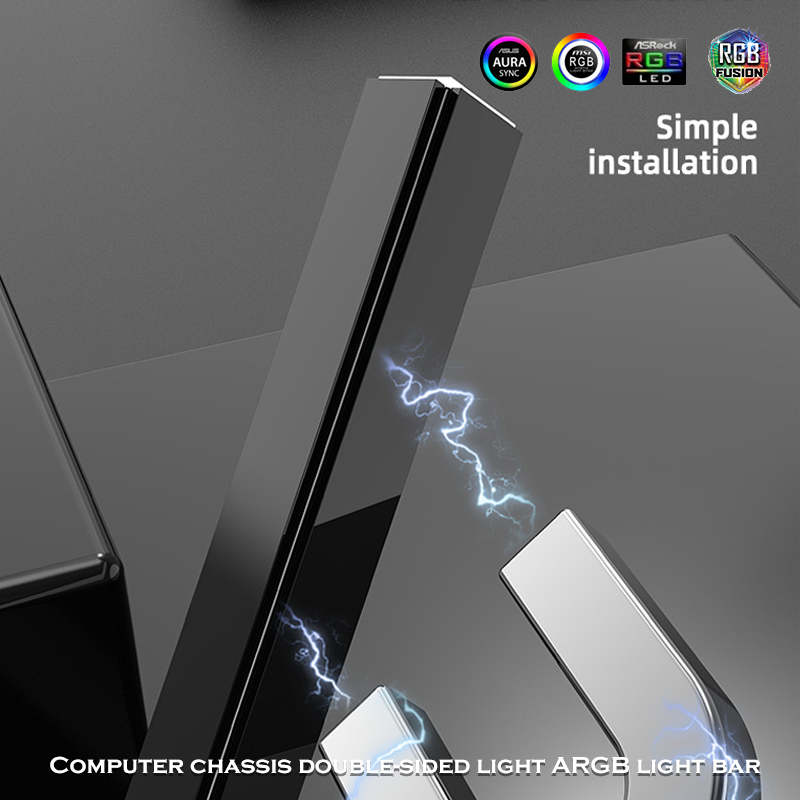 Pasek LED RGB do obudowy kompu – Led Gaming Light Strip recenzja i cena