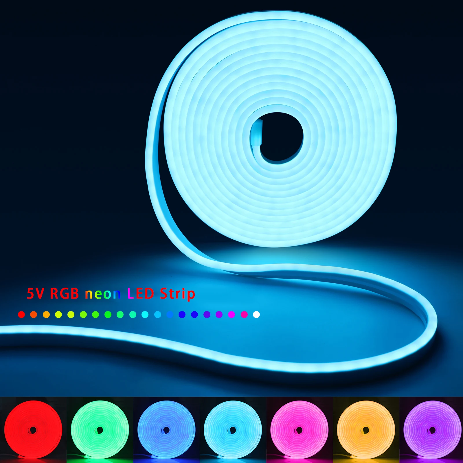 Taśma LED Neon RGB 1-5m, 5V US – Led Gaming Light Strip recenzja i cena