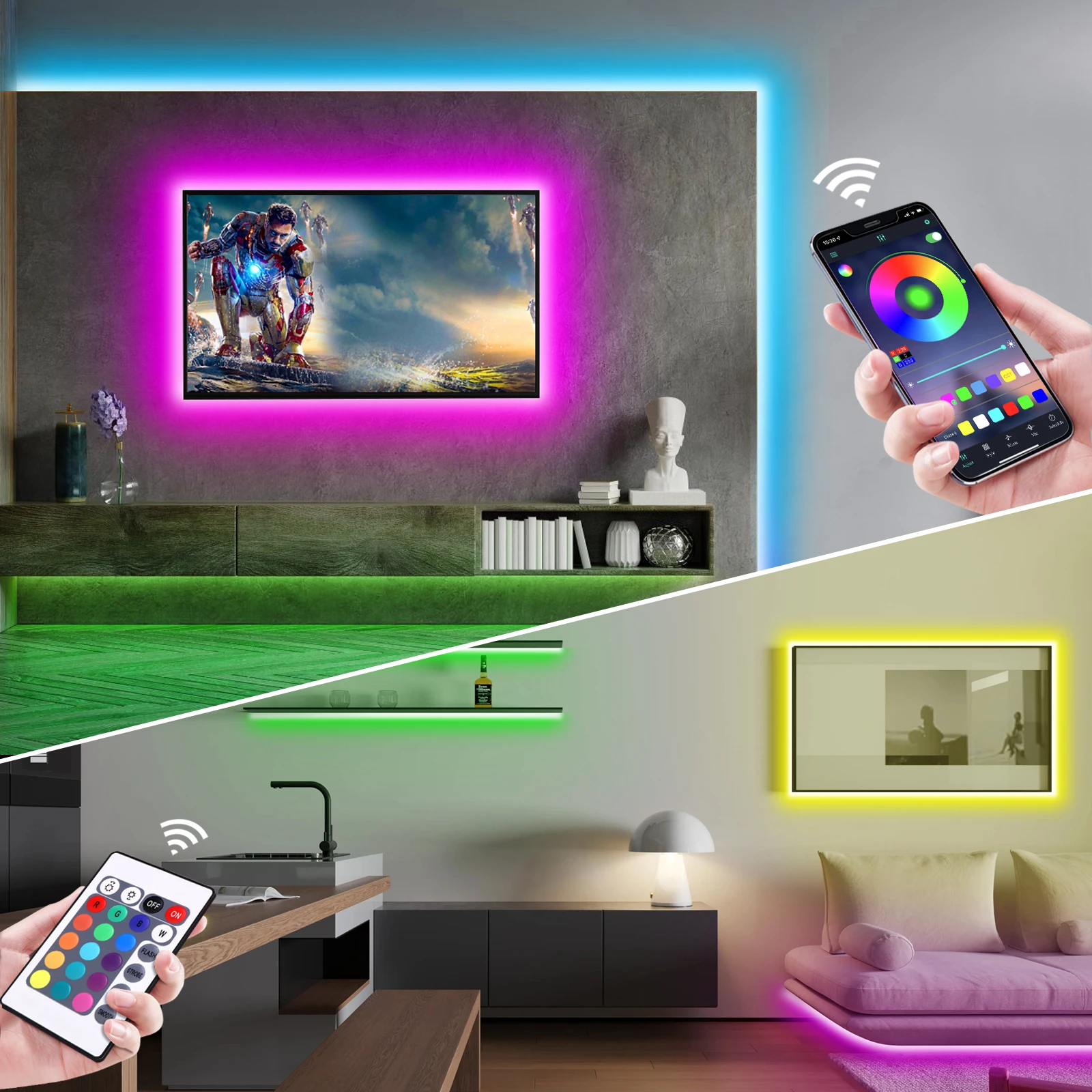 Taśma LED Neon RGB 1-5m, 5V US – Led Gaming Light Strip recenzja i cena